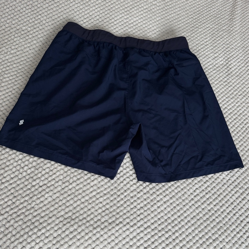 Navy Blue Athletic Shorts- Like New! - Picture 3 of 10